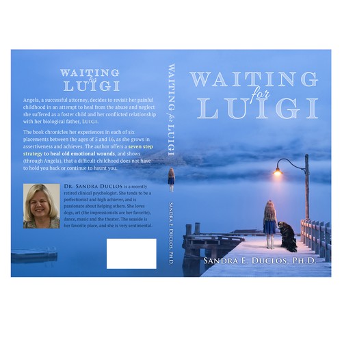 Night book cover with the title 'Waiting for Luigi'