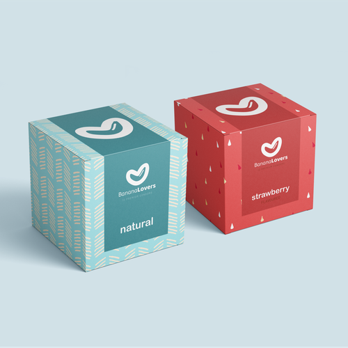 Condom design with the title 'Box Design'