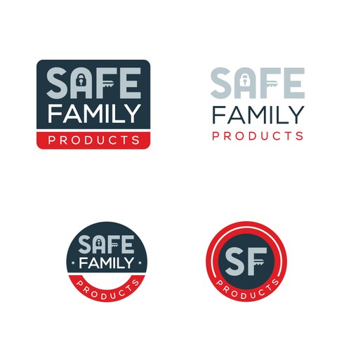 Safety design with the title 'Typographic Logo and branding'