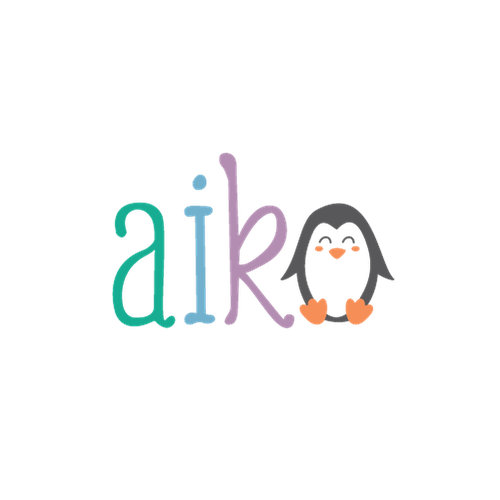 Penguin logo with the title 'AIKO'