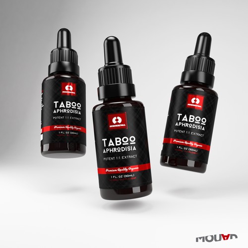 Supplement label with the title 'TABOO '