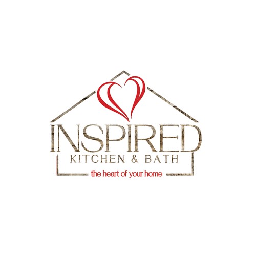 Bathtub logo with the title 'kitchen & bath logo'