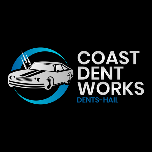 Automotive brand with the title 'Coast Dent Works'