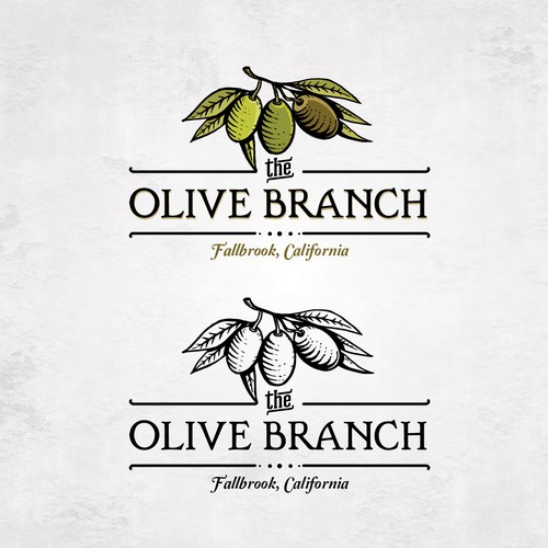 Olive logo with the title 'Olive Branch'