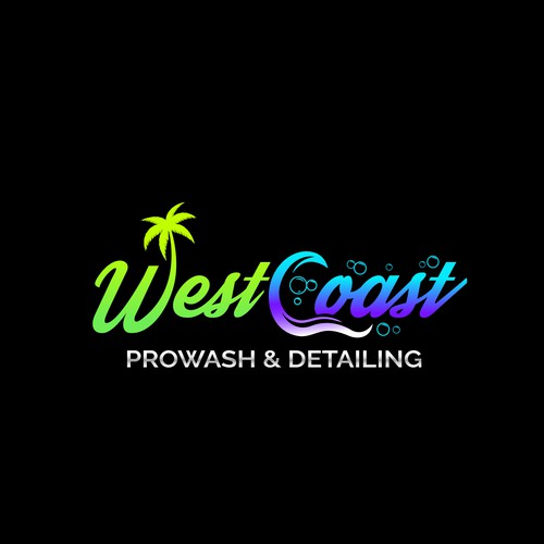 Detailing logo with the title 'WestCoast prowash & detailing '