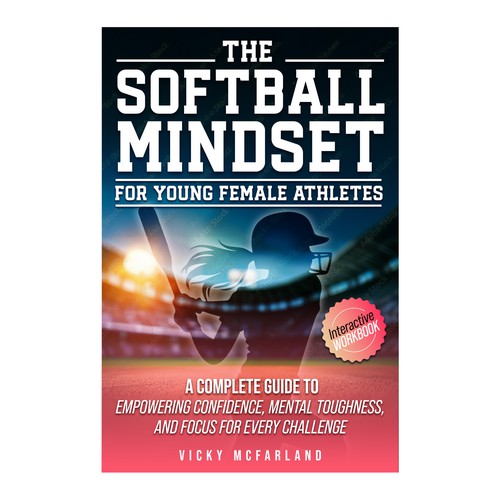 Baseball book cover with the title 'THE SOFTBALL MINDSET'