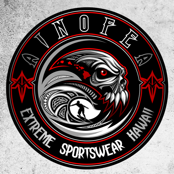 Sportswear logo with the title 'Ainofea'