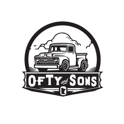 Commercial logo with the title 'Ofty & Sons '