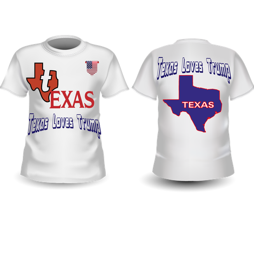 Texas t-shirt with the title 'Texas T-shirt Design'