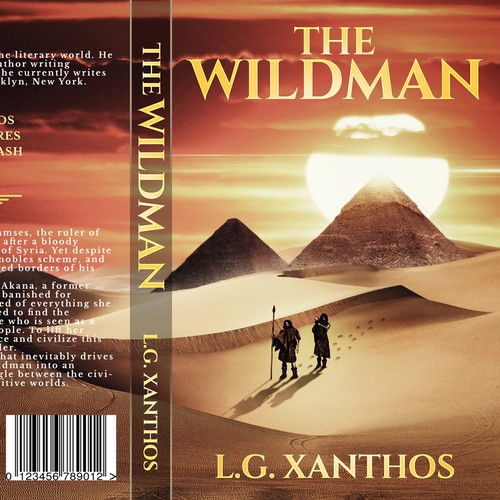 History book cover with the title 'The Wildman Book Cover'