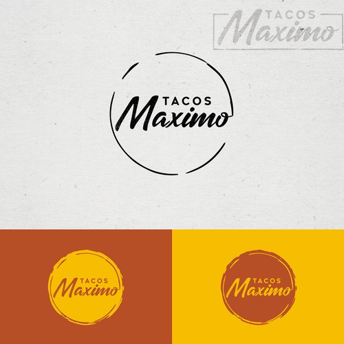 Food truck design with the title 'Logo design'