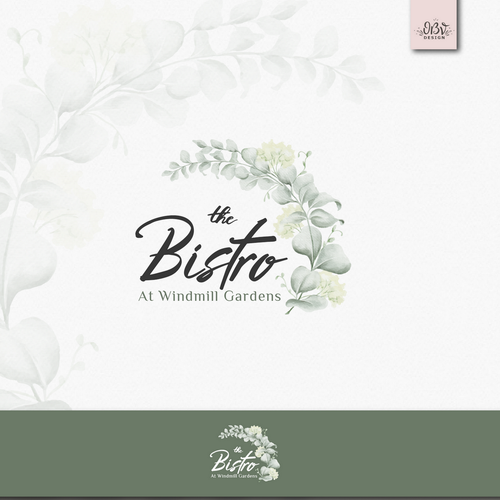 Floral logo with the title 'LOGO IS AVAILABLE FOR PURCHASE'