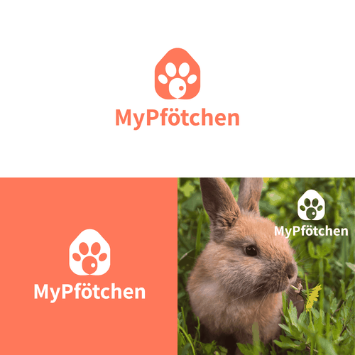 Hamster logo with the title 'Logo for new online shop.'