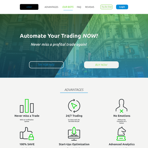 User-friendly website with the title 'Cryptocurrency Trader Agency'