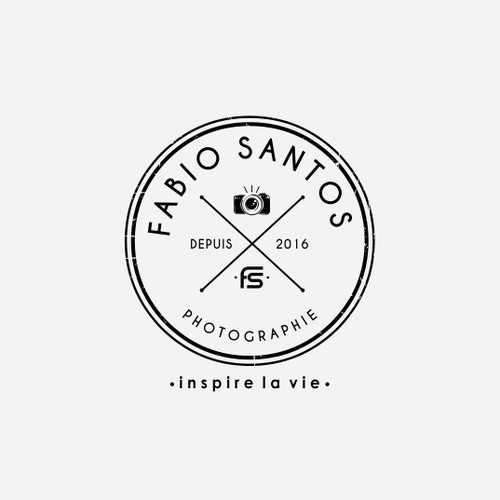 Professional logo with the title 'Fabio Santos photographie'