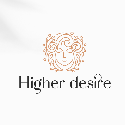 Line design with the title 'Higher Desire'