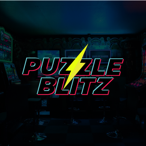 Lightning logo with the title 'Puzzle Blitz'