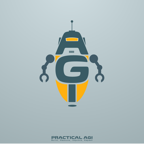 Forum design with the title 'Creating a logo for Practical AGI'