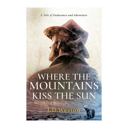 Historical book cover with the title 'A book cover for a coming of age tale'