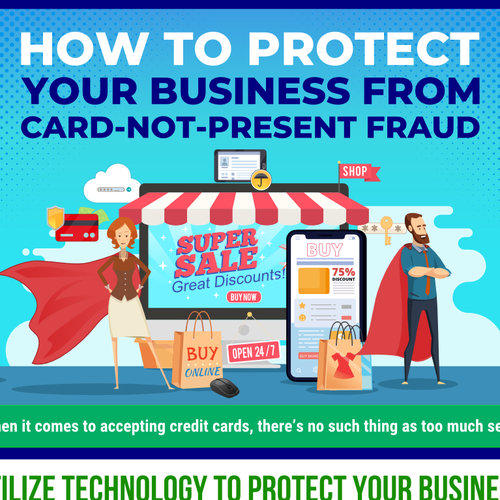 Inkscape design with the title 'Infographic "How to protect your business..."'
