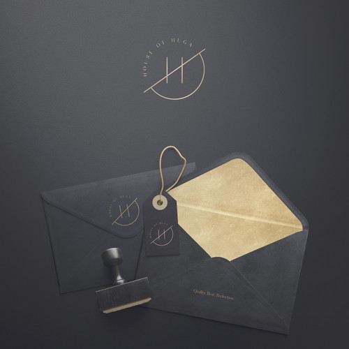 Interior design brand with the title 'House Of Huga'