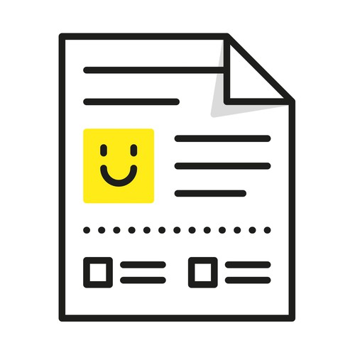 Checklist design with the title 'Cute and simple checklist icon '