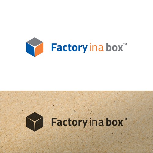 Factory logo with the title 'the Factory in a box™ logo'