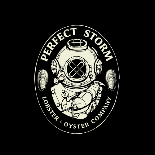Oyster logo with the title 'Concept logo for Perfect Storm'