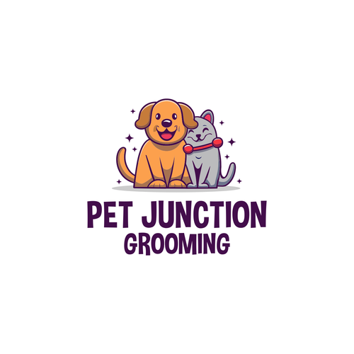 Salon brand with the title 'Pet Junction Grooming'