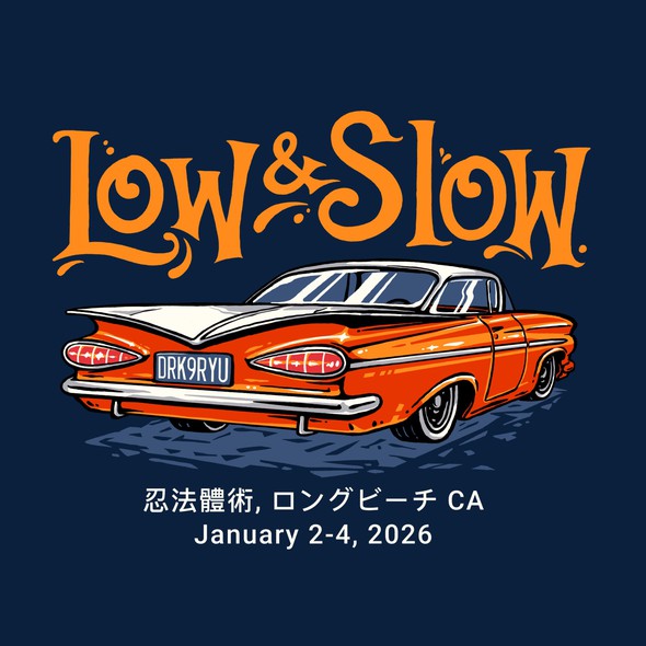 T-shirt with the title 'Low and Slow'