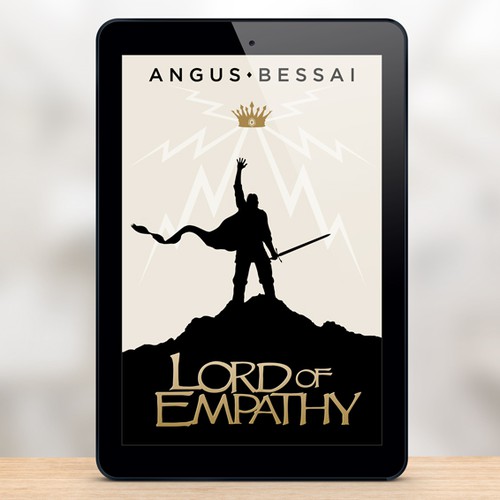 Silhouette book cover with the title 'Book Cover Design for "Lord of Empathy"'