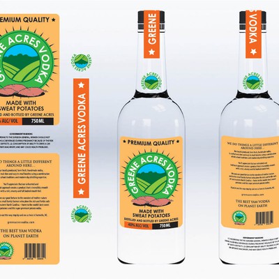 Greene Acres Vodka Needs a Label and Sleeve