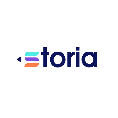 Story logo with the title 'storia'