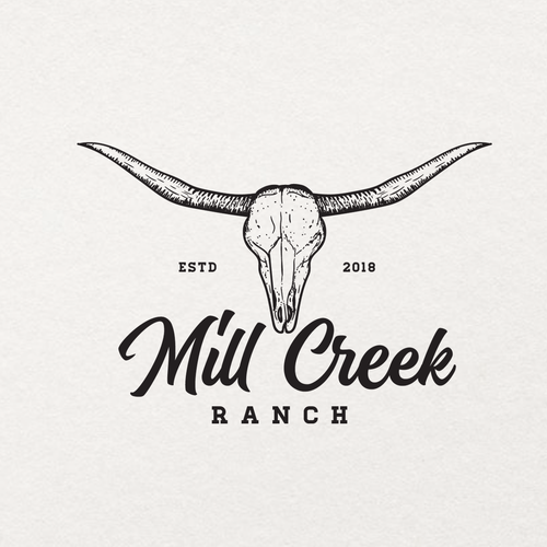 Horn logo with the title 'New Ranch Logo'