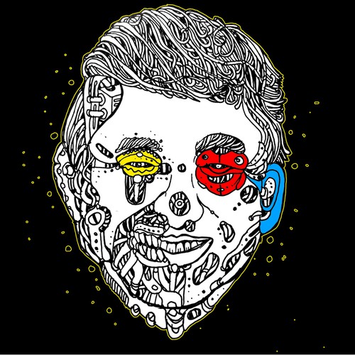 Bar t-shirt with the title 'TRUMP ROBOT'