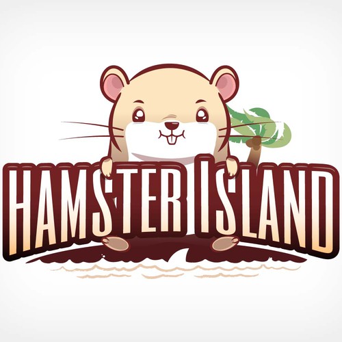 Production brand with the title 'HAMSTER ISLAND'
