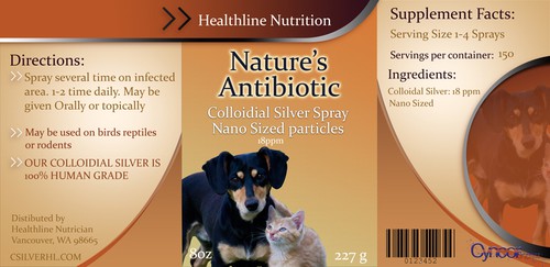 Cat label with the title 'Animal Nutrition Label'