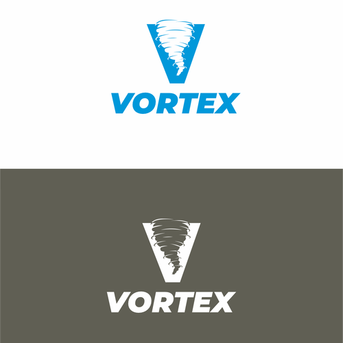 Vortex logo with the title 'Vortex bold logo '