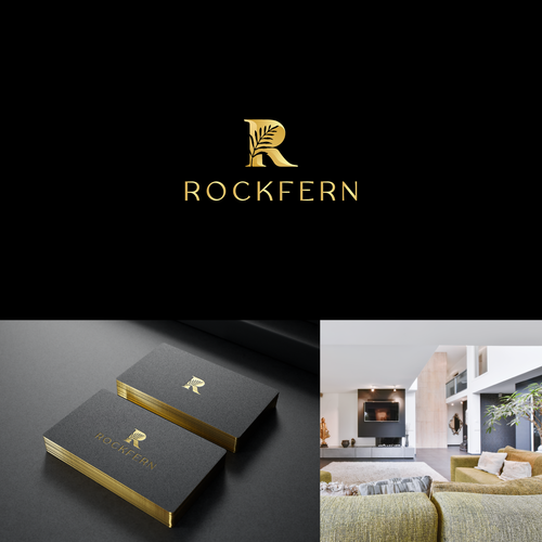 R logo with the title 'Rockfern – Timeless Luxury Rooted in Nature'