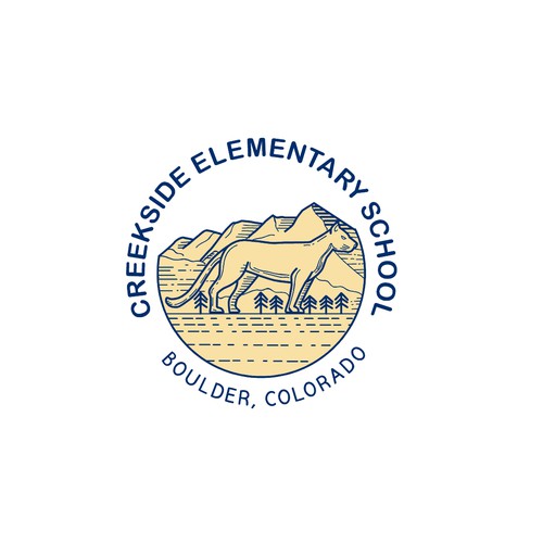 Puma logo with the title 'Creekside Elementary School'