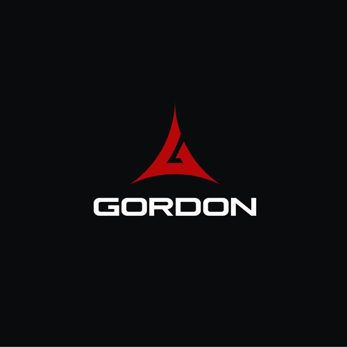 Martial arts logo with the title 'Gordon - Logo Design'