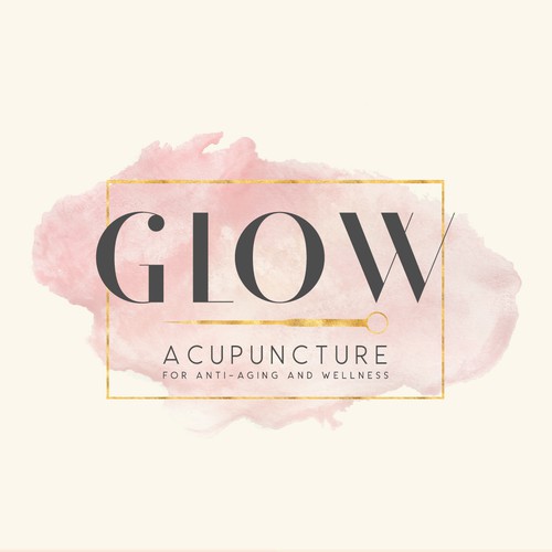 Acupuncture logo with the title 'Logo for an Acupuncturist specializing in Facial Rejuventation'