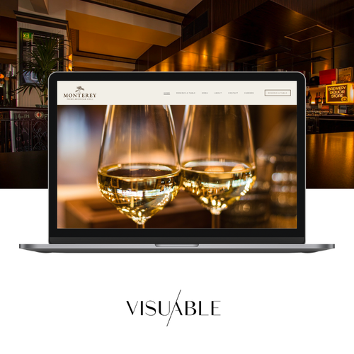 Functional design with the title 'Squarespace Website for Premium Restaurant'