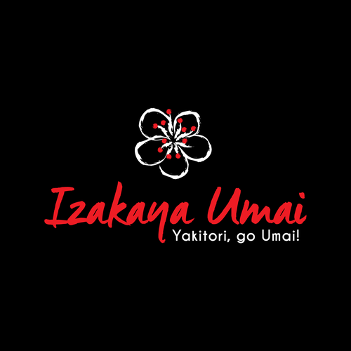 Japanese logo with the title 'Japanese Izakaya Style Restaurant Logo'