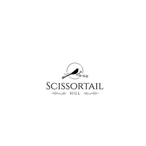 Property brand with the title 'Logo for Scissortail Hill'