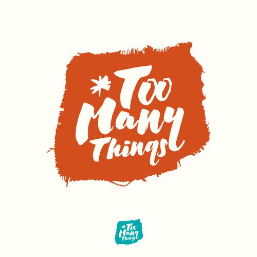 Fabric logo with the title 'Logo concept for a brand of hand made items'