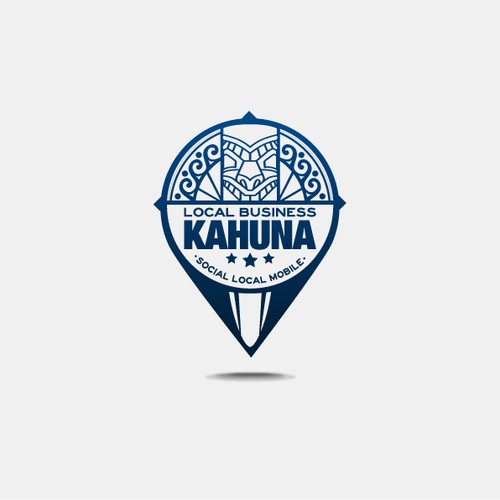 Point logo with the title 'logo for Local Business Kahuna'