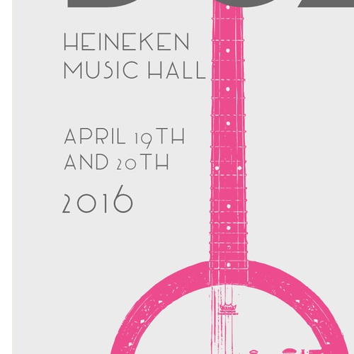 City artwork with the title 'Poster for band Dixie Chick's world tour'