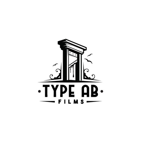 Gothic design with the title 'Guillotine logo'