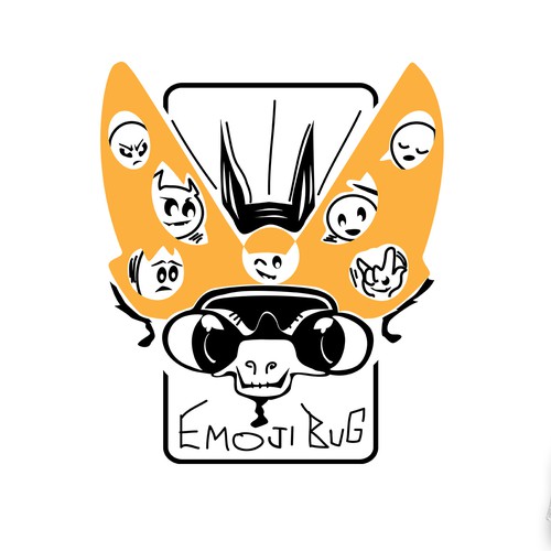 Bug design with the title 'Emoji Bug'